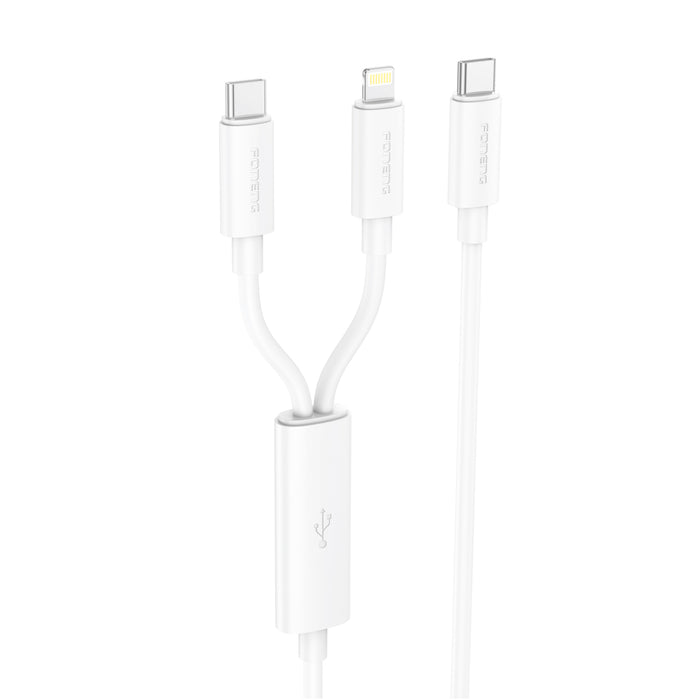 Foneng 2-in-1 Fast Charging Cable – Type-C & Lightning