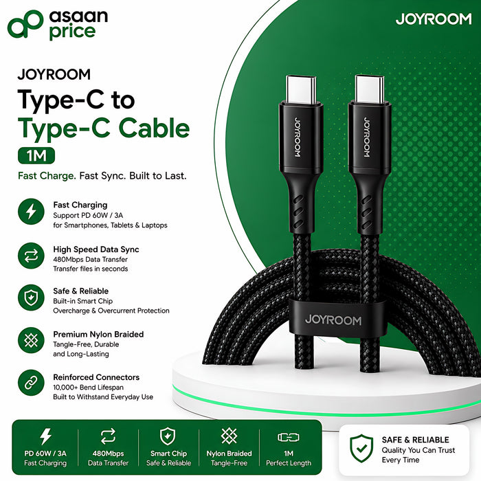 JOYROOM Type-C to Type-C Cable 1M