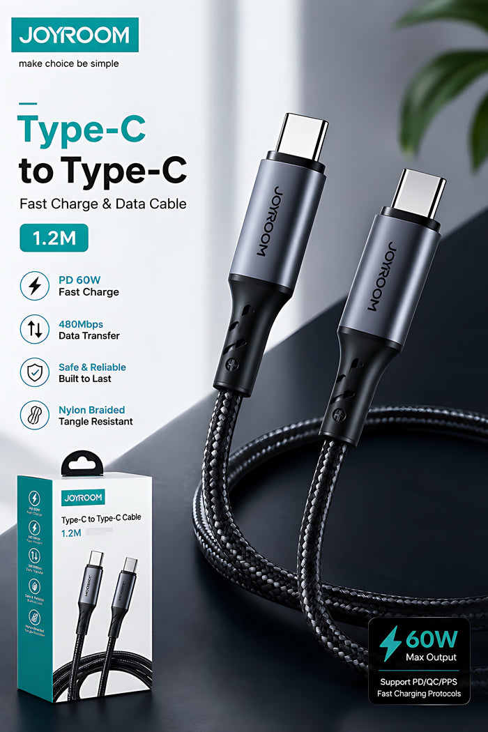 JOYROOM Type-C to Type-C 1.2M Cable