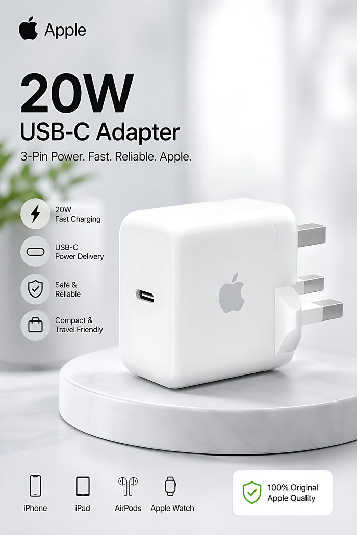 Apple 20W 3-Pin USB-C Adapter