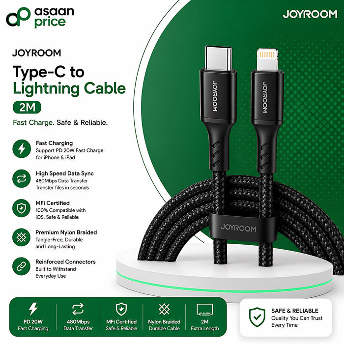 JOYROOM Type-C to Lightning Cable 2M
