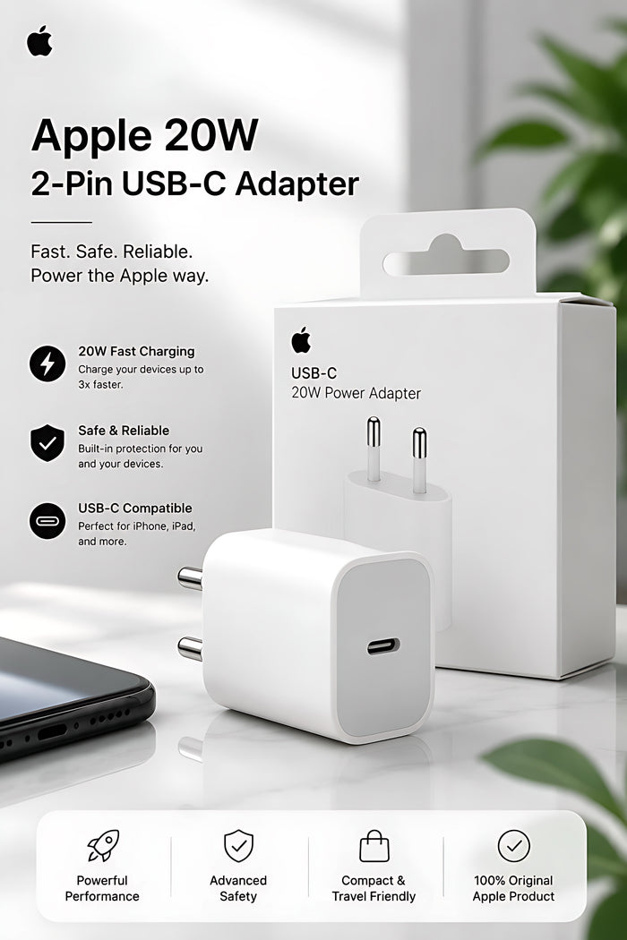 Apple 20W 2-Pin USB-C Adapter
