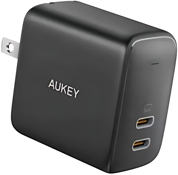 Aukey Swift 20W II Dual Port Fast Charger – USB-C PD + USB-A Adapter
