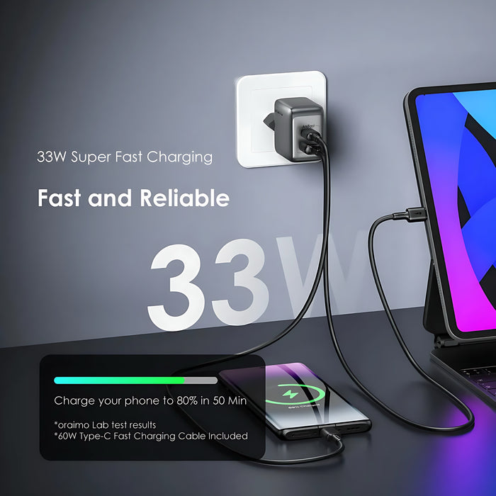 Oraimo PowerGaN 33 Pro 33W Charger